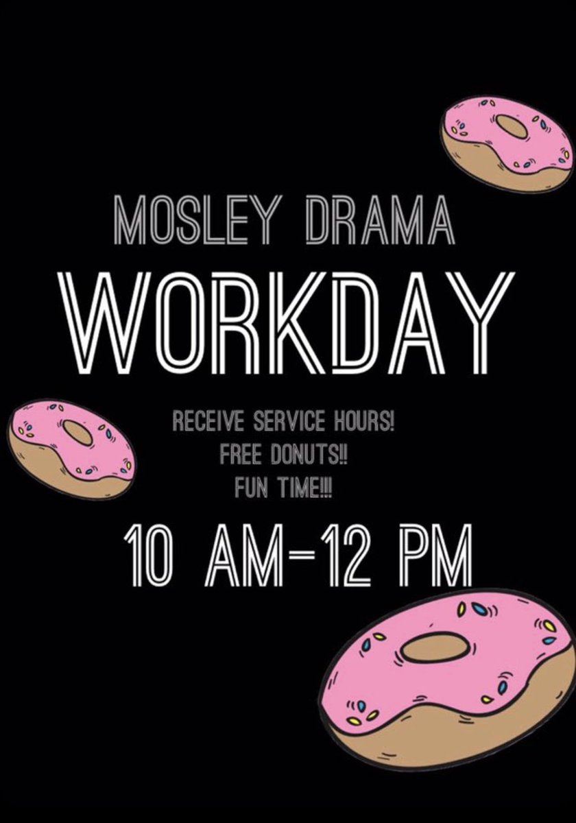 MosleyDrama's tweet photo. Come by the GARAGE-A-TORIUM and help us out!!! There will be free donuts and free fun🤪🔧✨ https://t.co/rwpVHy6y1L
