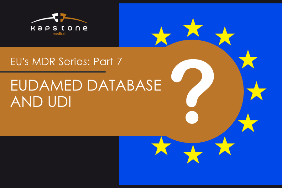 KapstoneMedical's tweet photo. With the new MDR, EU commission recognized that it would need to greatly expand the capabilities of the European Database for Medical Devices (EUDAMED) for monitoring and data collection. Discover more at - https://t.co/PNDJ4NrLKr. #MDR #EUMDR #medicaldevices https://t.co/o3zzQdB1v1