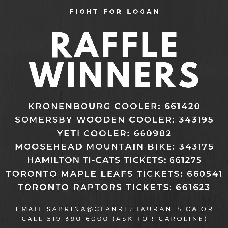 scrananddram's tweet photo. With your incredible support &amp; generous donations, we raised $23,259 for #LogansFight. We are humbled and eternally grateful - thank you. Remember we have your prizes! Please check your tickets &amp; come pick up your prize from the raffle or silent auction from @imperialmarkeat https://t.co/WY9kz0n61z