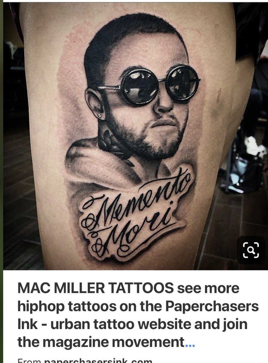 rip mac miller tattoo