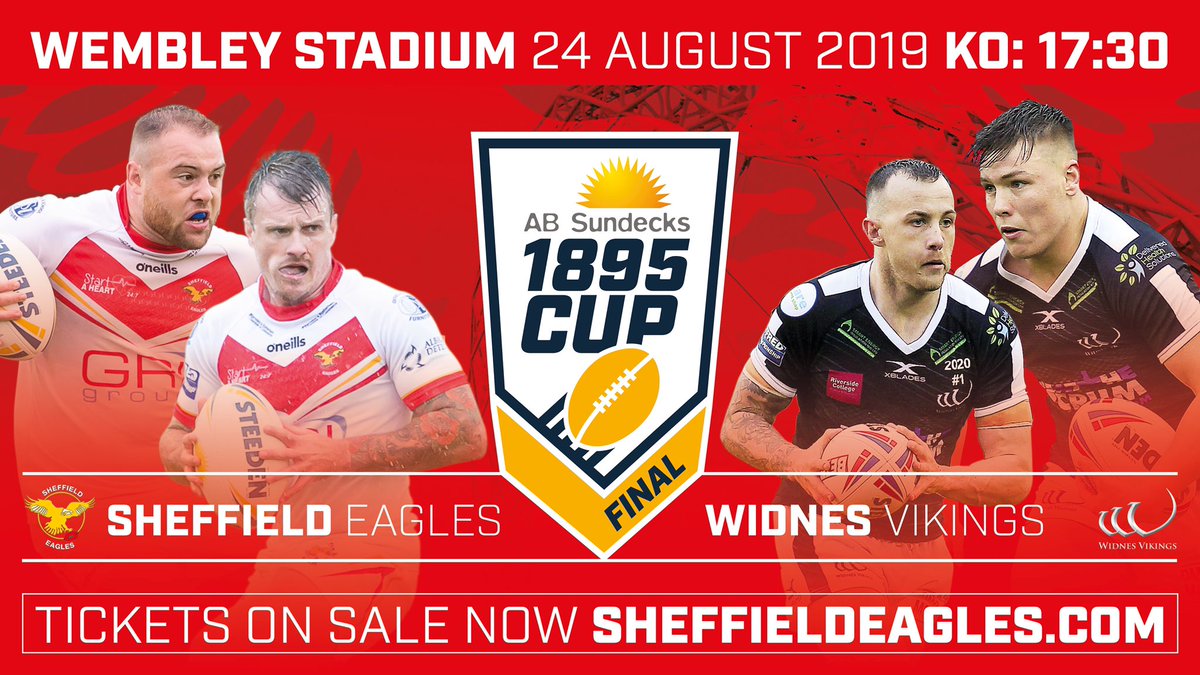 IC_Solicitors's tweet photo. We wish @SheffieldEagles all the best for their first return to Wembley since 1998. Get behind them at the Challenge Cup Final/ 1895 Cup Final Double Header! Get tickets now at https://t.co/OhqSyk5s3o https://t.co/euz7t7Zka5