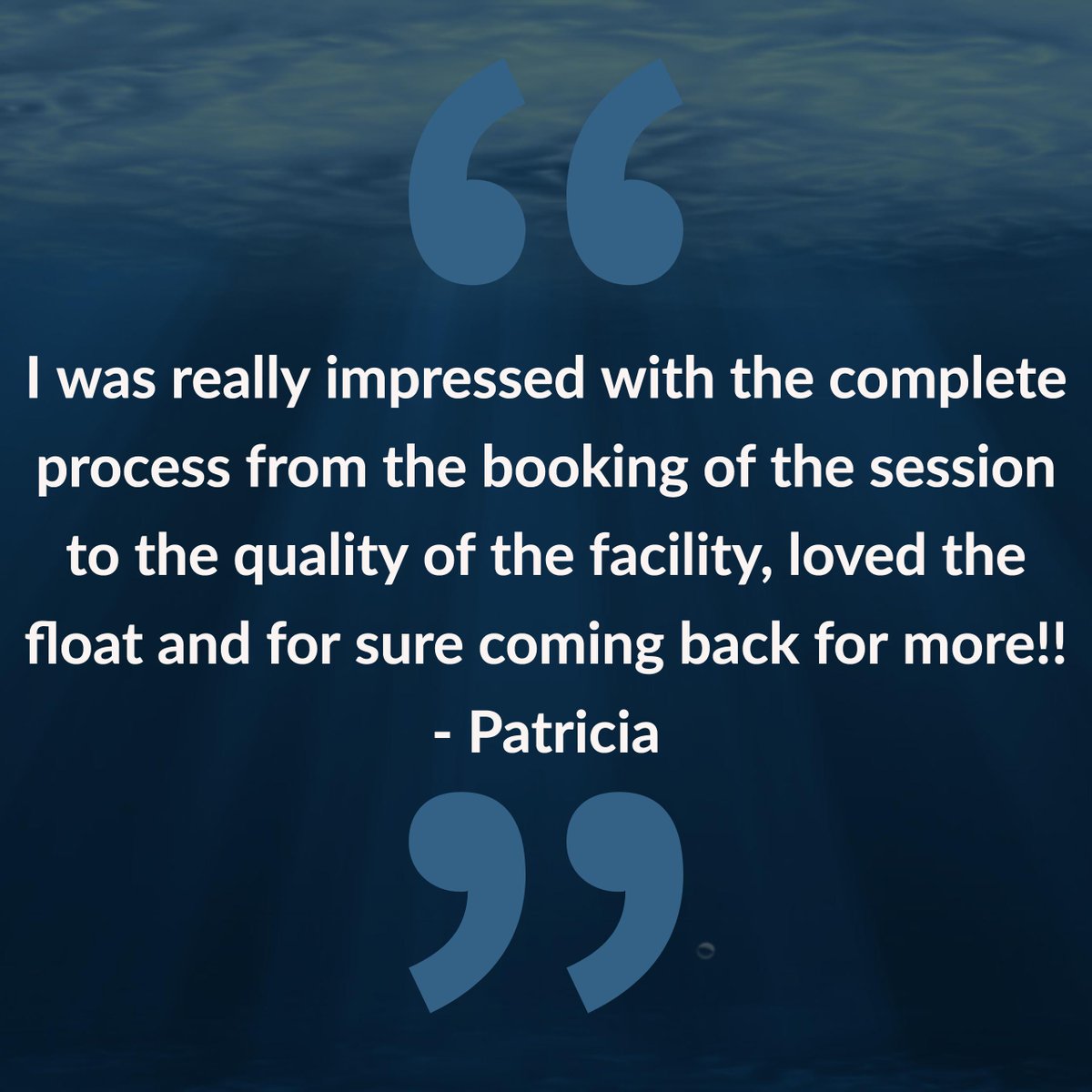 Thanks for the 5⭐️ review Patricia, we can't wait to have you back!