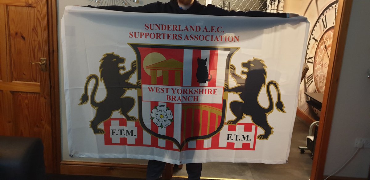 New branch flag has arrived ready for the new season! #hawaythelads <a href="/BlcSafc/">SAFC Branch Liaison Council</a> <a href="/GtrMcSAFCSA/">SAFC Manchester</a> <a href="/SafcHoughton/">SAFC Houghton Branch</a> <a href="/safclancashire/">SAFC Lancashire</a>