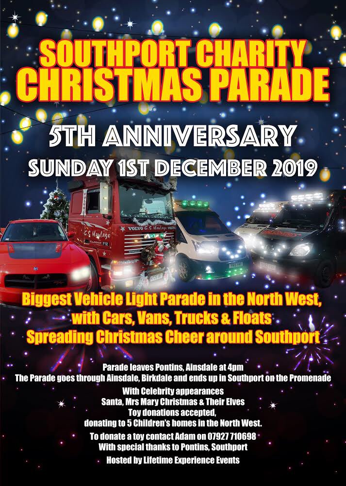This is going to be amazing, #southportuk #charity #christmas #parade
