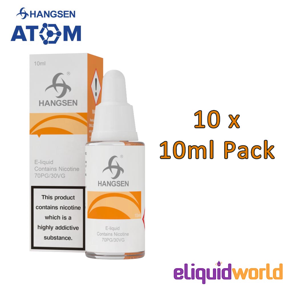 eliquidworld's tweet image. HANGSEN E-LIQUID - 10 PACKS

Hangsen Atom 10 for £15 including free UK delivery.
eliquidworld.co.uk/e-liquid

Want to try a single flavour before ordering a 10 pack? No problem check out our single bottle range here: eliquidworld.co.uk/hangsen-singles available from just £2.35 each.