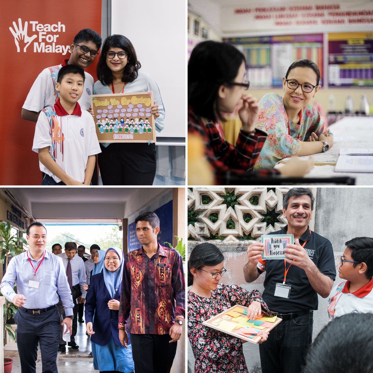 TeachForMsia's tweet photo. They went back to school and taught for Malaysia! Thank you to our TFM Week participants for inspiring, challenging and motivating our students across Malaysia. Check out our highlights on Instagram to catch up on any #tfmweek2019 action you might have missed! https://t.co/Wf7ja35xeN