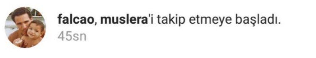 UumansS's tweet photo. Falcao, Instagram'da Muslera'yı takibe aldı. 🤔 https://t.co/q9qYGP69Cl