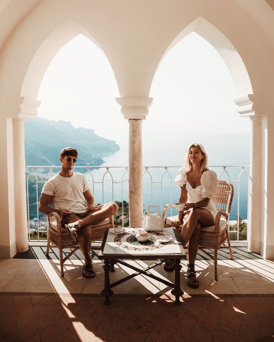 Perfect mornings looking over Ravello from this infinity pool. With my #AmexPlatinum, these moments continue thanks to 4pm late checkout when booking through Fine Hotels & Resorts! #AmexAmbassador #AmexLife Terms apply #Ad