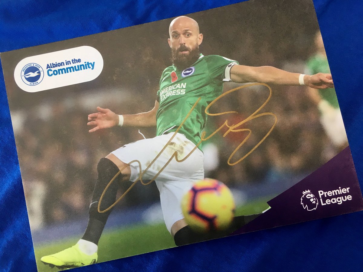 BHAFCFoundation's tweet photo. 🎉 To celebrate @OfficialBHAFC legend Bruno becoming our new charity patron, we are giving away this signed picture.

 ⚽️ For your chance to win simply RT this tweet before 9am on Monday and make sure you are following us.

😀 We'll announce the winner on Monday.

#BHAFC 🔵⚪️ https://t.co/7VOKdrWUo2