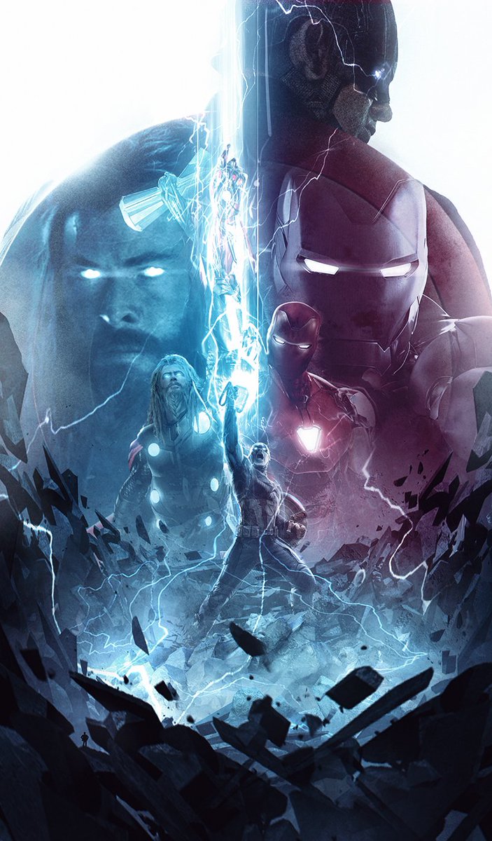 You guys asked for Thor to be added, here is a version with all 3 #avengersendgame <a href="/chrishemsworth/">Chris Hemsworth</a> @ChrisEvans <a href="/RobertDowneyJr/">Robert Downey Jr</a> <a href="/Russo_Brothers/">Russo Brothers</a>