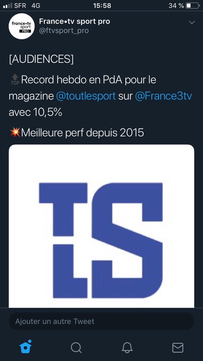 DavidSandona's tweet photo. C’était une belle semaine avec @toutlesport ! Ce week-end c est @CelineRx qui prend le relais et et on se retrouve lundi ! Un grand merci pour notre émission qui est plus que jamais la plus regardée  de France 😍 https://t.co/rluWubHXit