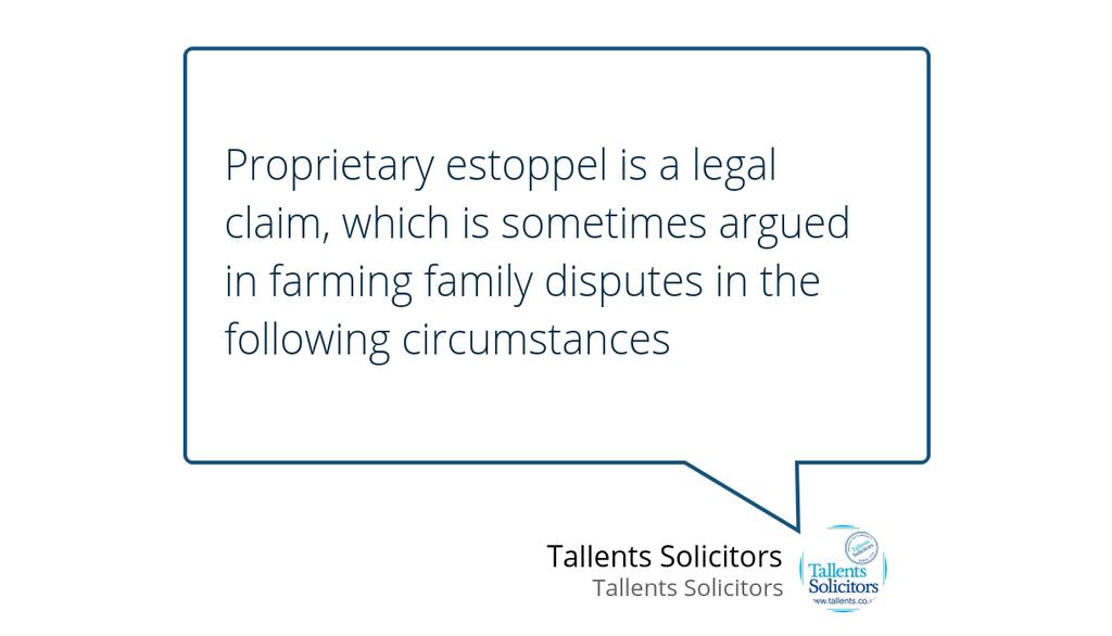 Tallents Solicitors can help prevent disputes as well as resolve them. lttr.ai/F79N #farmingsuccession #estoppel #agriculture