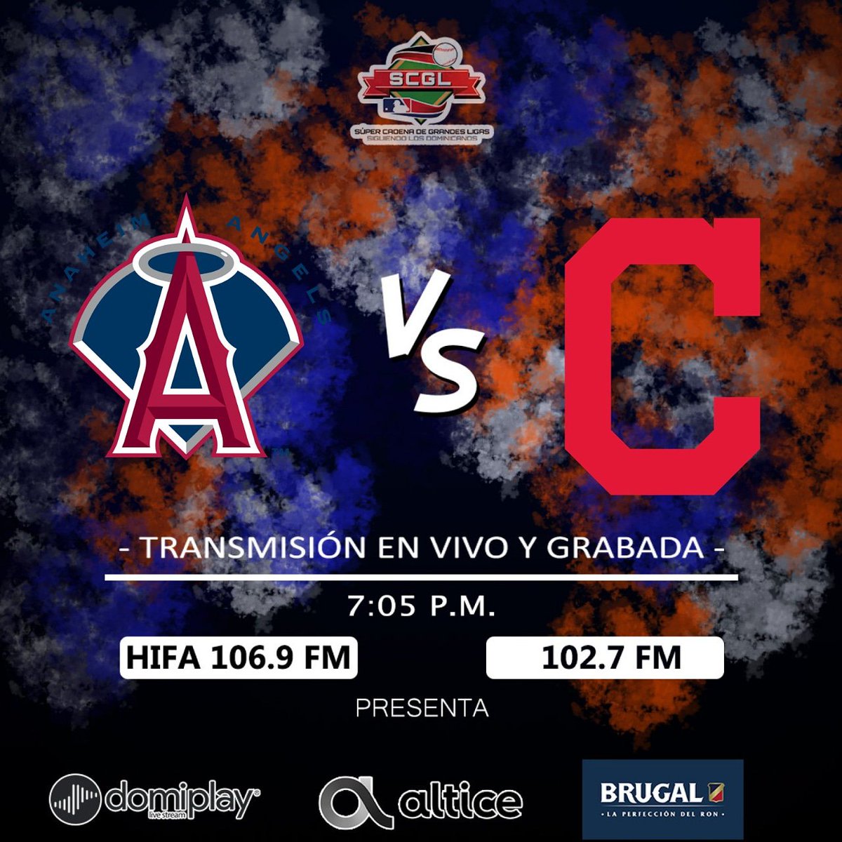 SuperCadenaMLB's tweet photo. Los @angels junto al dominicano @pujols5 visitan a los @indians ⚾ Sintoniza @hifa106 106.9fm - 102.7fm y disfruta de la narración, comentarios y trivias de @juanjoserodrd @arenlosdeportes @orlandomendez7 #mlb #beisbol #baseball #pelota #lasmayores #grandesligas #dominicanos https://t.co/635BDNkjRO