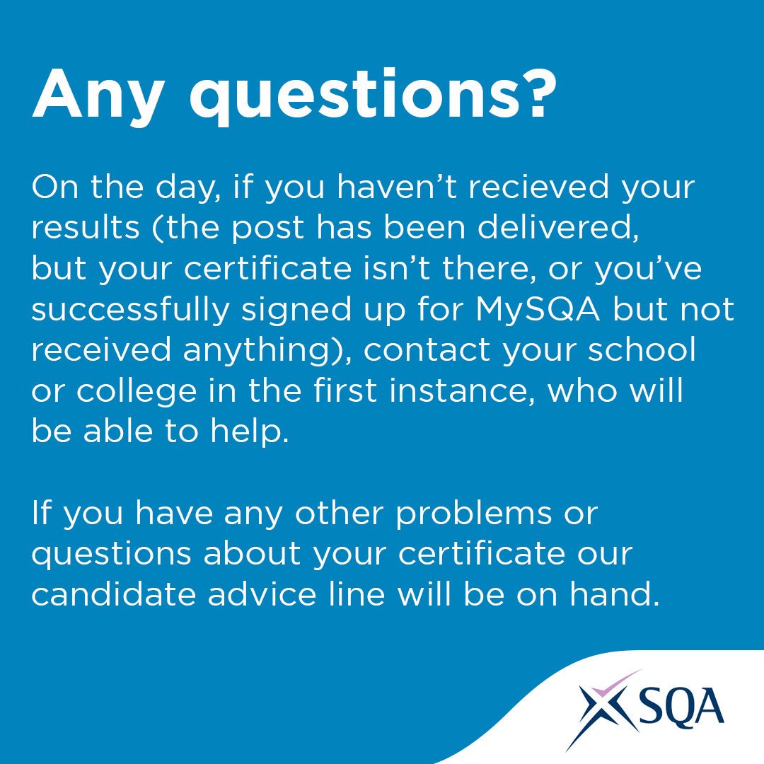 sqanews's tweet photo. Are you awaiting #SQAresults? If so, here are some useful bits of info. https://t.co/WgceS1Hlz6