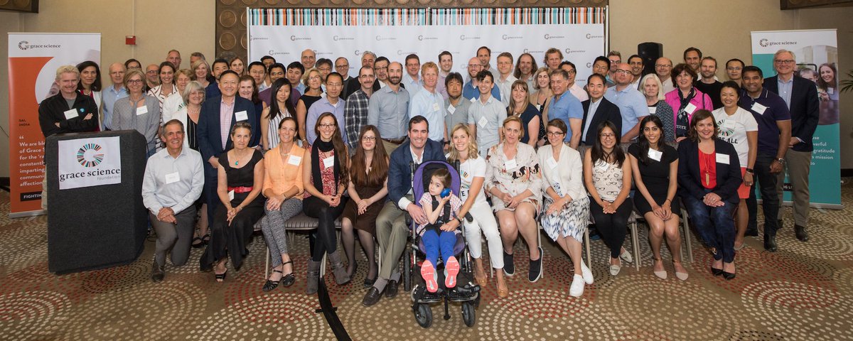 gracescience's tweet photo. The lineup for our 6th #NGLY1 conference. A fabulous roster of world-class researchers &amp; scientific advisors. Thank you, @amicusrx1, @AudentesTx, BridgeBio &amp; Ultragenyx, for your sponsorship that helped bring this talented group together. #collaboration #RareDisease https://t.co/FtD4DU83Hh