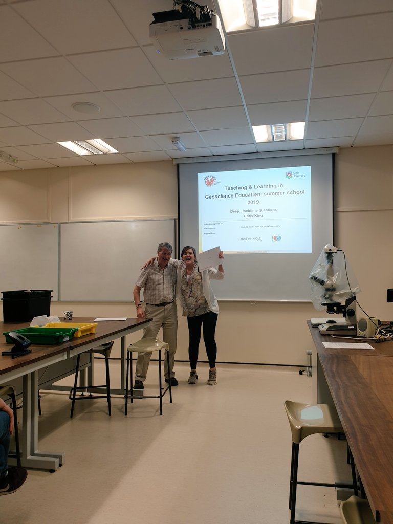 madgeographer's tweet photo. Woop woop! I'm now officially a geology teacher @KeeleGeology @peteloader1 #geolss #geologyteacher @ESTA_UK @casa1009 @MeldrumMiss @mrstown1 @KarstGeography @HafsaBobat https://t.co/KJA7IjSSXW