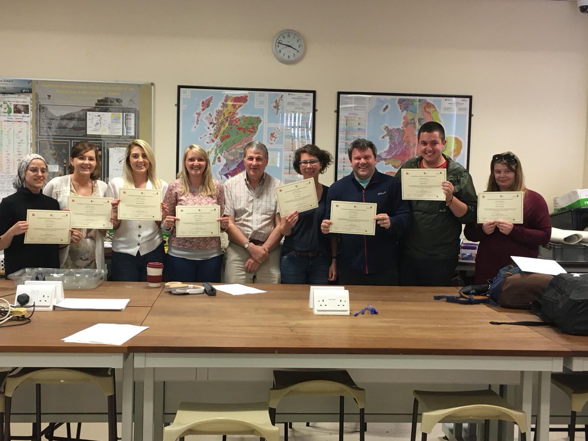 madgeographer's tweet photo. Woop woop! I'm now officially a geology teacher @KeeleGeology @peteloader1 #geolss #geologyteacher @ESTA_UK @casa1009 @MeldrumMiss @mrstown1 @KarstGeography @HafsaBobat https://t.co/KJA7IjSSXW