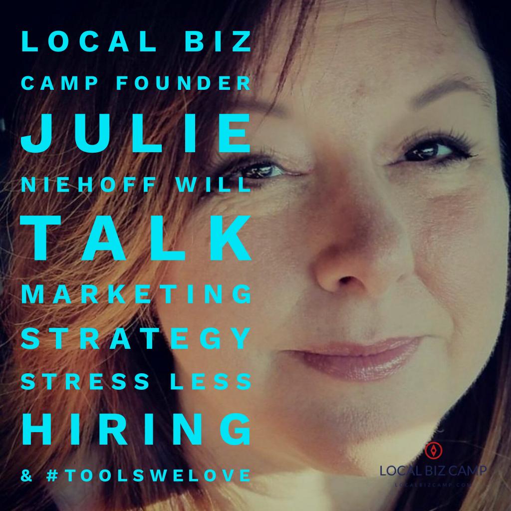 SkillsAfterSvc's tweet photo. Our host in #Dallas Aug 9th will be Local Biz Camp (@BizCamps) Founder,  @julieniehoff - She will talk Marketing Strategy, Stress Less Hiring &amp; #ToolsWeLove -- #SmallBusiness #Nonprofits &amp; #veterans join us from 1-4pm. https://t.co/ayBtIKTsms https://t.co/oYfbZlNtQW