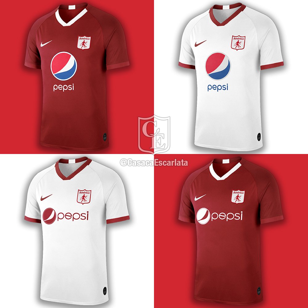 Casaca on Twitter: "Hace unas semanas había hecho la para ver cómo podrían quedar las camisetas de América con templates actuales de PUMA. Ahora lo hice con otras marcas que