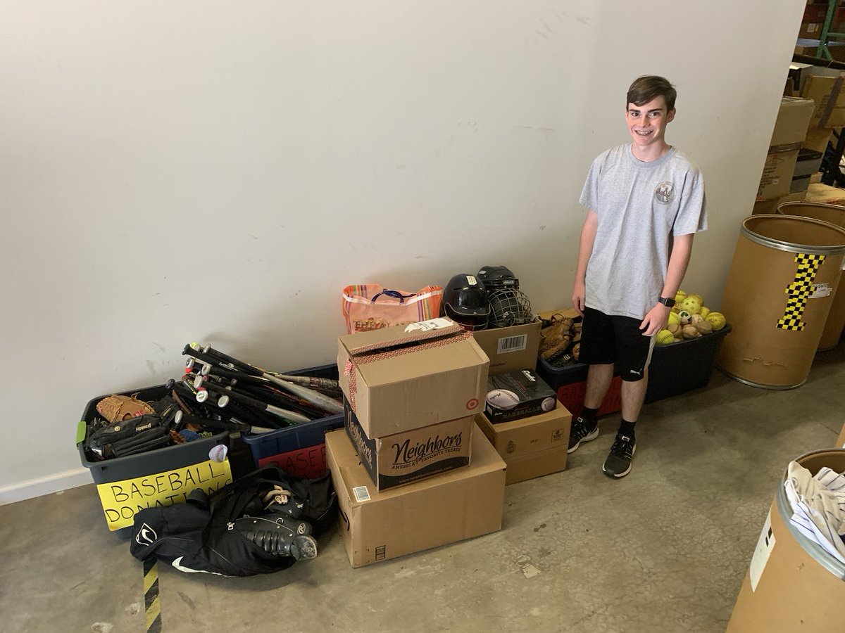 Did you know that PIFBS is open one Saturday per month to accommodate drop off's? This is Matt who dropped off on our July  Saturday after collecting equipment for his Eagle Scout Project! Check out our drop off calendar here:  ow.ly/C10A50vitMP