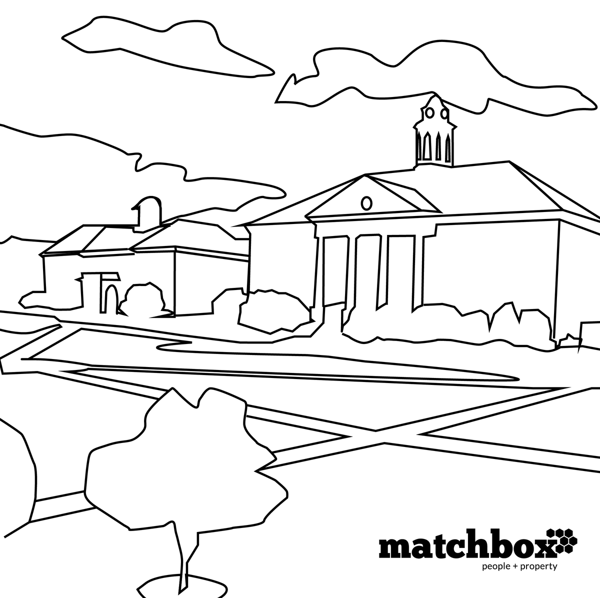 CharlestonTowne's tweet photo. Students know coloring books aren't just for grade school. For #NationalColoringBookDay, we wanted you to have this page from us!

#LoveWhereYouLive #MatchboxRealty #MatchboxCares #Coloring #JMU https://t.co/T7FdNwxEhO