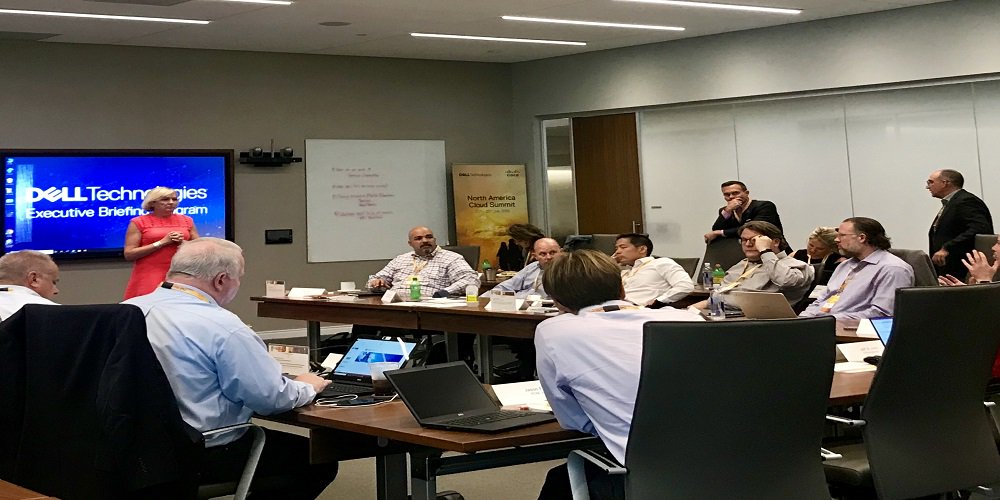 During our recent NA Partner #Cloud Summit, @JoyceatDell held a roundtable discussion with #DellTechPartners.  Read more on this, and on the <a href="/DellTech/">Dell Technologies</a> Cloud story unveiled during the summit, in our latest blog from <a href="/LamiaImam/">Lamia Imam</a> on #Direct2DellEMC: dell.to/2GCFlyb
