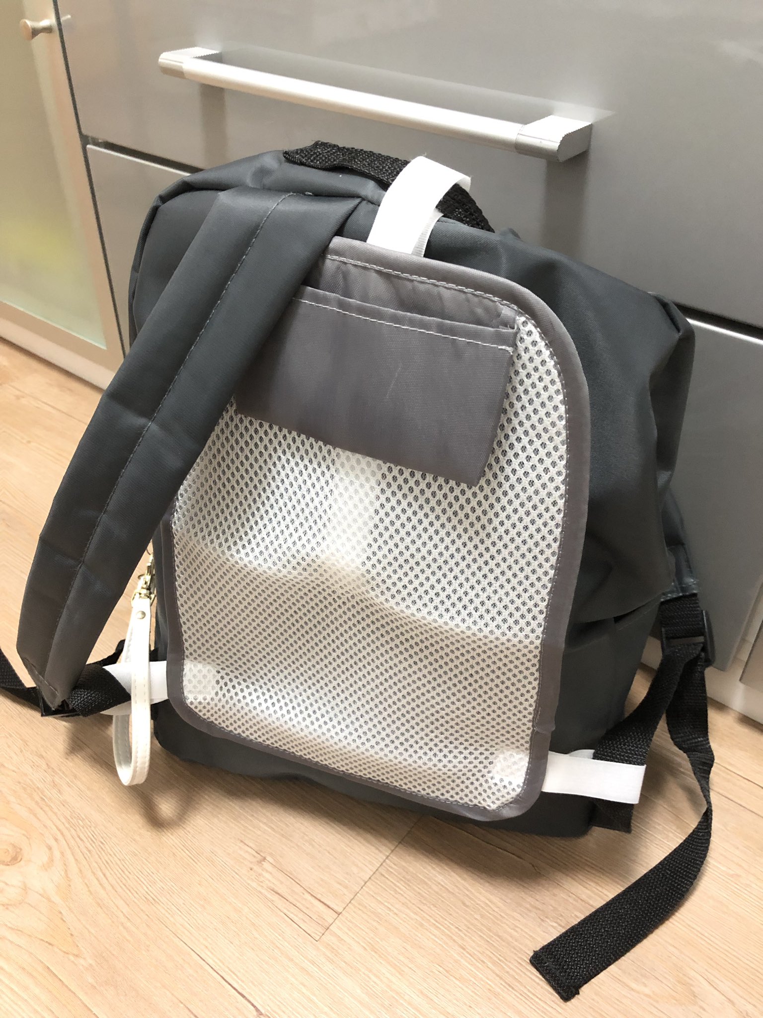 犬魔道士 リュックに保冷剤 なんと100均で売ってた 笑 良いかどうか分かんないけど 100均だし試してみて損はないでしょ