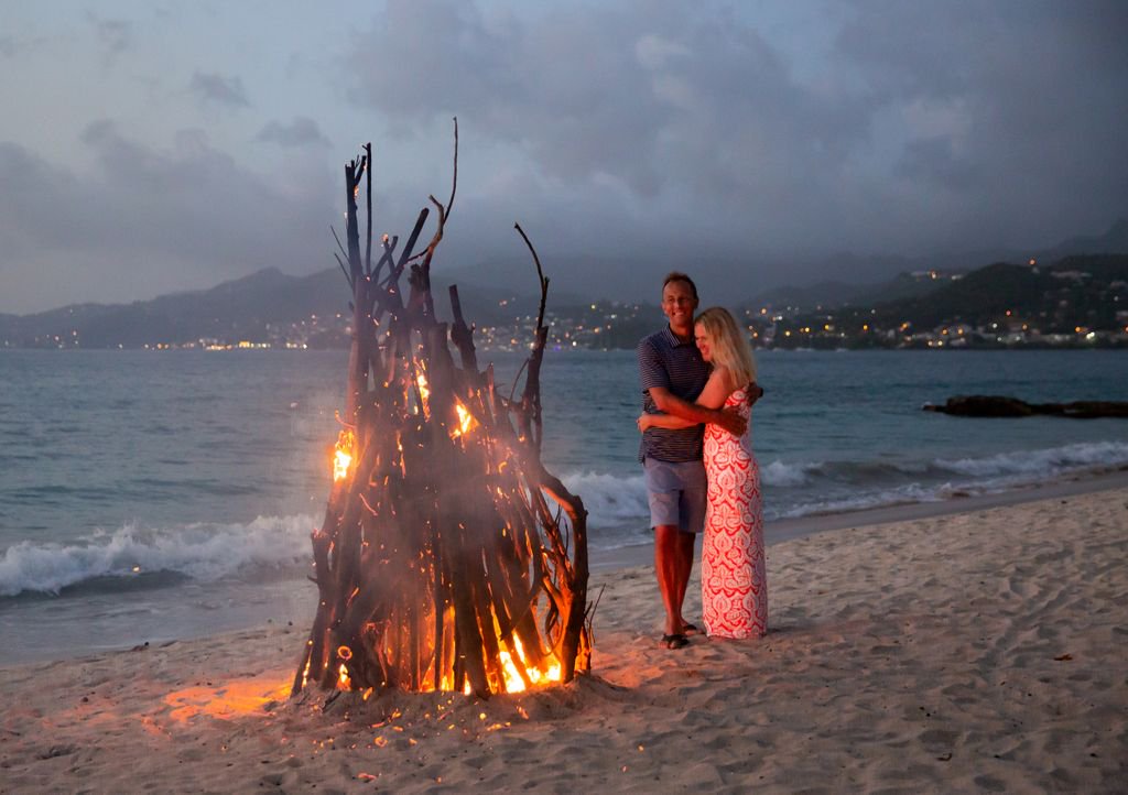It's #bonfire and #BBQ #Friday! Join us tonight #sunset #cocktails and our #fantastic #steelband. Dine on the #beach and watch our bonfire blaze. To book please contact: reservations@mountcinnamongrenada.com