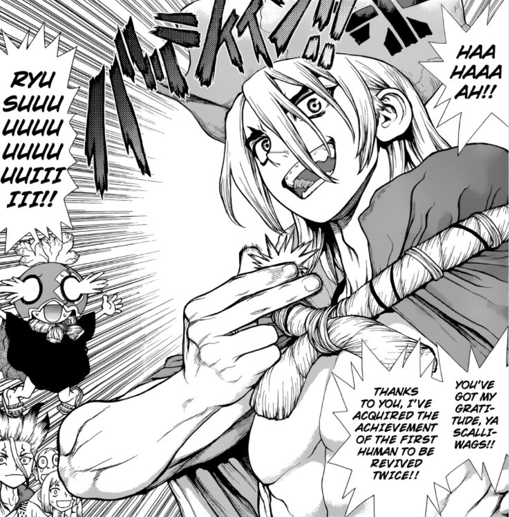 TheGorgePodcast's tweet image. Lmao Boichi kept forgetting about Ryusui’s finger scars so often that they just came up with a way to remove them permanently