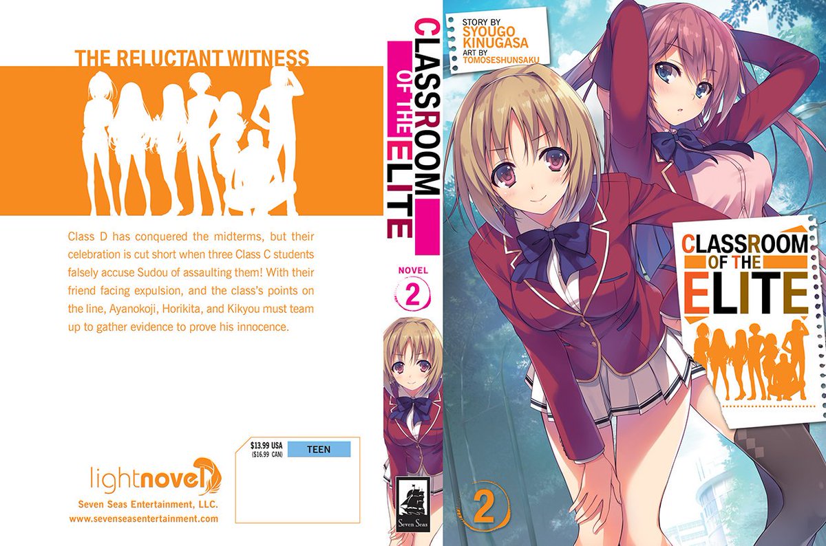 Classroom of the Elite Vol. 2 (Light Novel) by Syougo Kinugasa