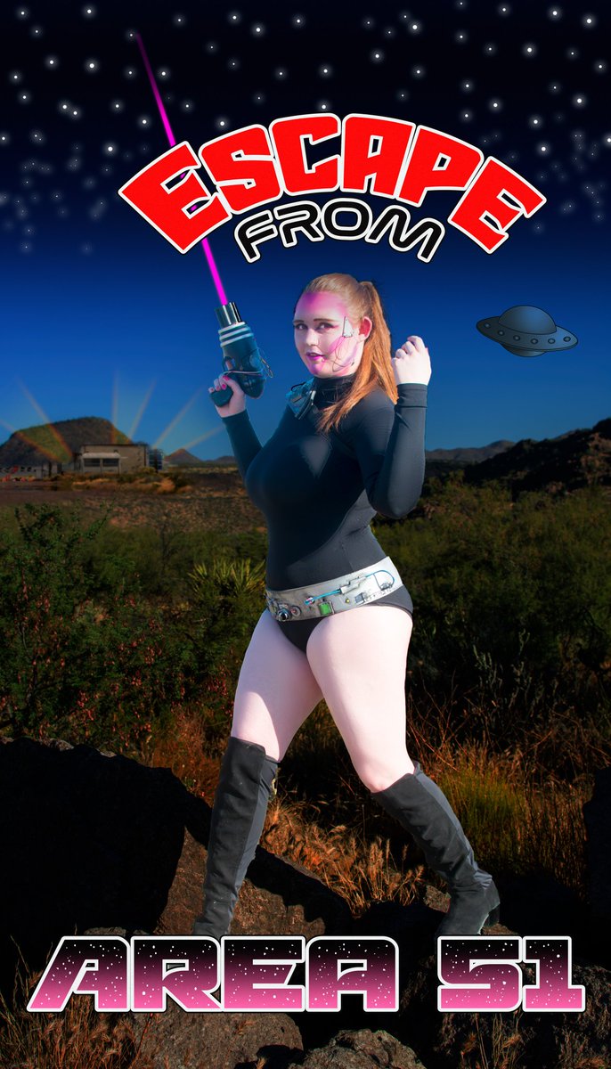 RanaFroggie's tweet photo. "RanaFroggie and Karsha Chan Staring in.. "Escape from Area 51!"
.
Subscribe to my Patreon before August 10th and get this Exclusive set in addition to August Rewards!
.
https://t.co/M9dzLZwgTJ
.
#aliengirlfriend #alien #Area51 #scifi #movieposter #cosplay #fabrication #memelord https://t.co/znhQiXp4jK
