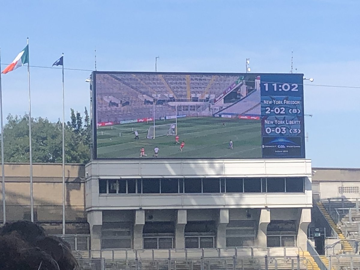 Anseo at the <a href="/officialgaa/">The GAA</a> #GAAWorldGames in <a href="/CrokePark/">Croke Park</a> and I heard #Australian #American and a variety of other accents on the way in. A truly <a href="/GlobalIrish/">Global Irish ☘</a> sport!