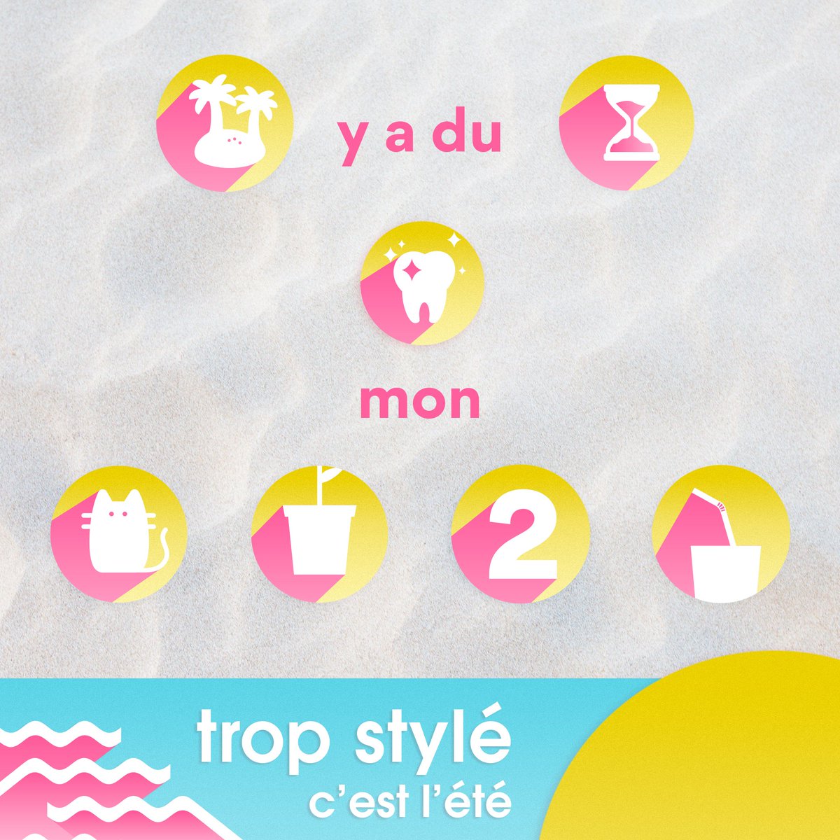 Rien de mieux qu’une devinette pour vos après-midis plage 🏖🌞 
Arriverez-vous vous à déchiffrer ce rébus ? 🤔 À vos tweets ! 👇