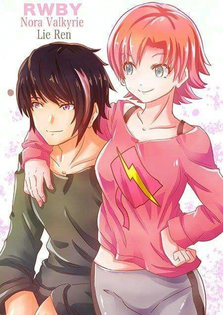 *Ren and Nora are spending time at home with the gang, chatting and having a laugh*