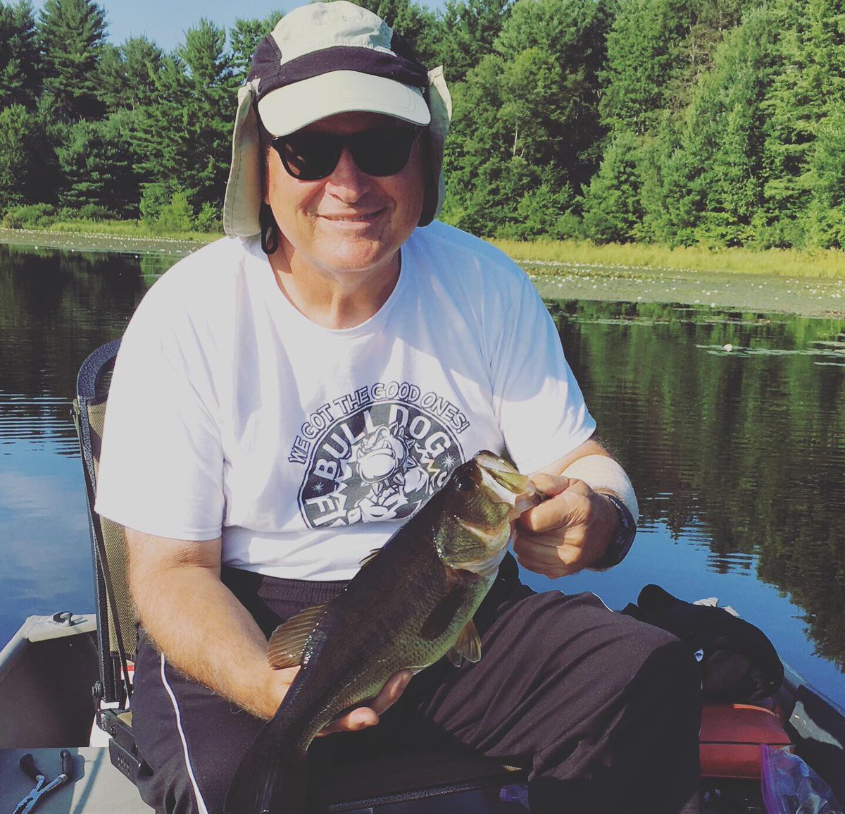 NateHosie's tweet image. My father-in-law "Dan the man" and I flat wore em out this AM on the water! #jawjerkin #realtreefishing #milleniummarine #plano 🇺🇸