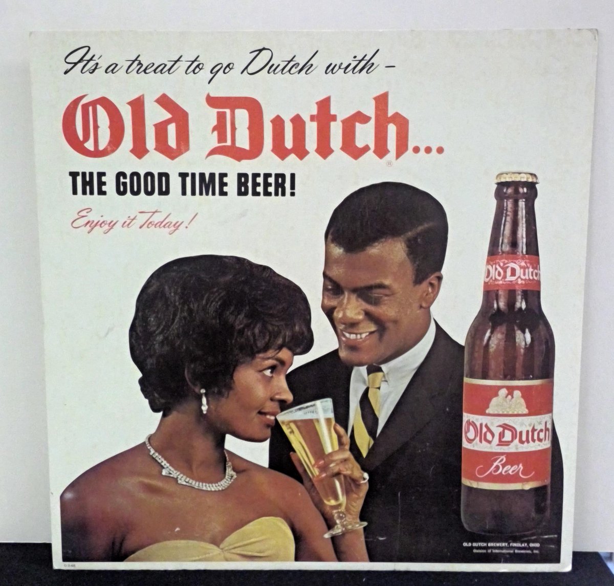 Northwest Ohio has had its share of breweries over the years too! Old Dutch Beer was brewed in Findlay in one form or another from 1891-1966. This mid-60s ad was from a period when the brewery was owned by International Breweries of Detriot.  #InternationalBeerDay
