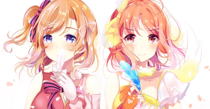 改めて穂乃果ちゃん、千歌ちゃん
お誕生日おめでとうございます??
#高海千歌生誕祭2019 
#高坂穂乃果生誕祭2019 