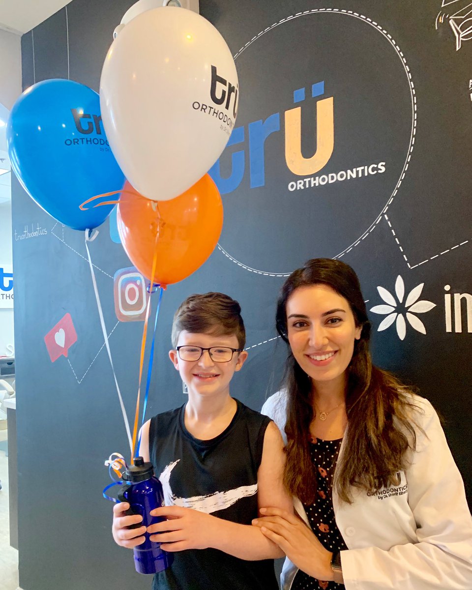truorthodontics's tweet image. Congratulations to our friend Brendan! Dr. Zahra and the team are so happy to see your Trü smile ✨ 🎈 #TruOrthodontics #TruSmile #NewSmiles