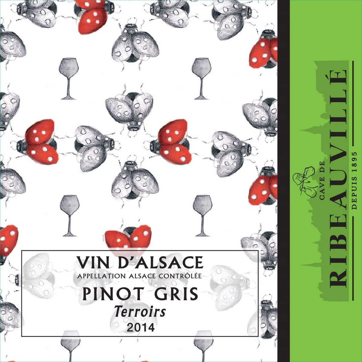 SergeDoreSelect's tweet photo. This 100% Pinot Gris  comes from a parcel selection of lieu-dit vineyards &amp; terroirs at the foothills of the Vosges.  Cave de Ribeauvillé, one of the most awarded producers of wines from Alsace, adopted organic practices in their vineyards. 18 hectares are Euro-certified organic. https://t.co/4Hgekb4Yvb