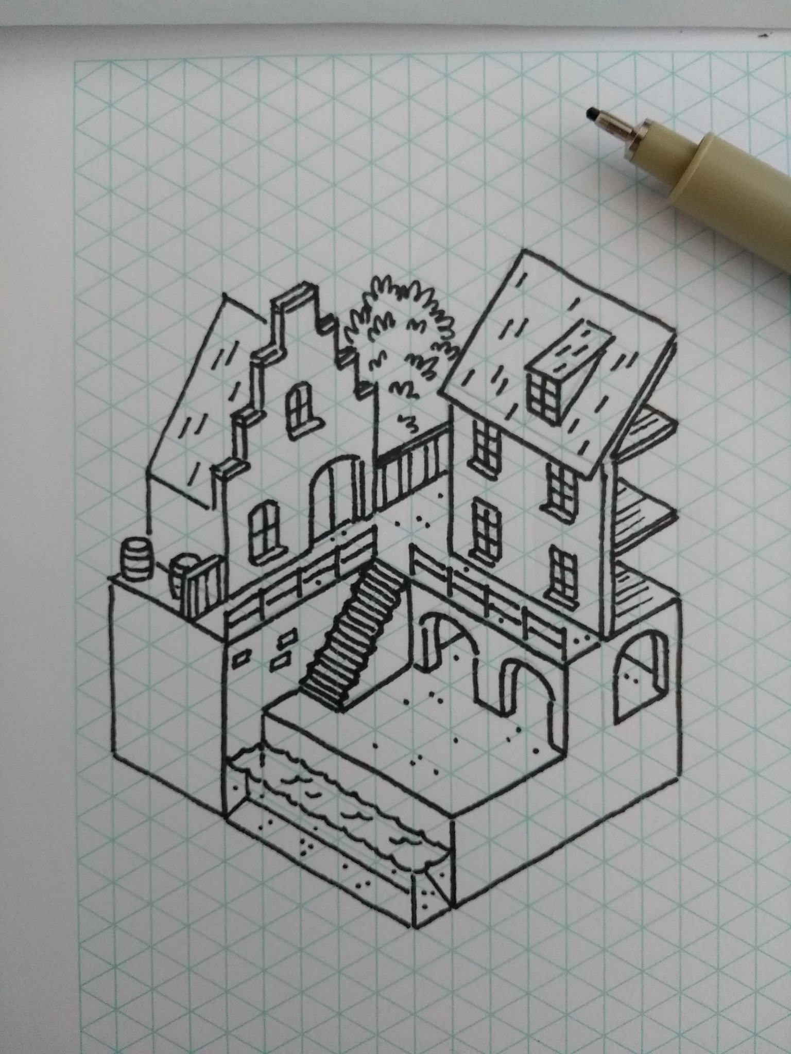 Isometric Graph Drawing