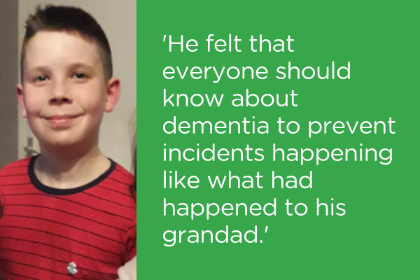 DementiaFriends's tweet photo. Leon’s grandad Paul was diagnosed with Alzheimer's when Leon was 2 years old - his grandad was just 54. An unfortunate encounter motivated Leon to enlist the services of #DementiaFriends Champion Lynn Bonnar: https://t.co/FCFDO3JNwI https://t.co/HtvcPSitpz
