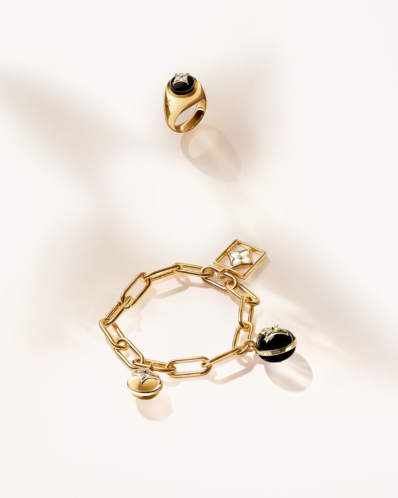 Louis Vuitton on X: Modern and playful. A chain bracelet and a