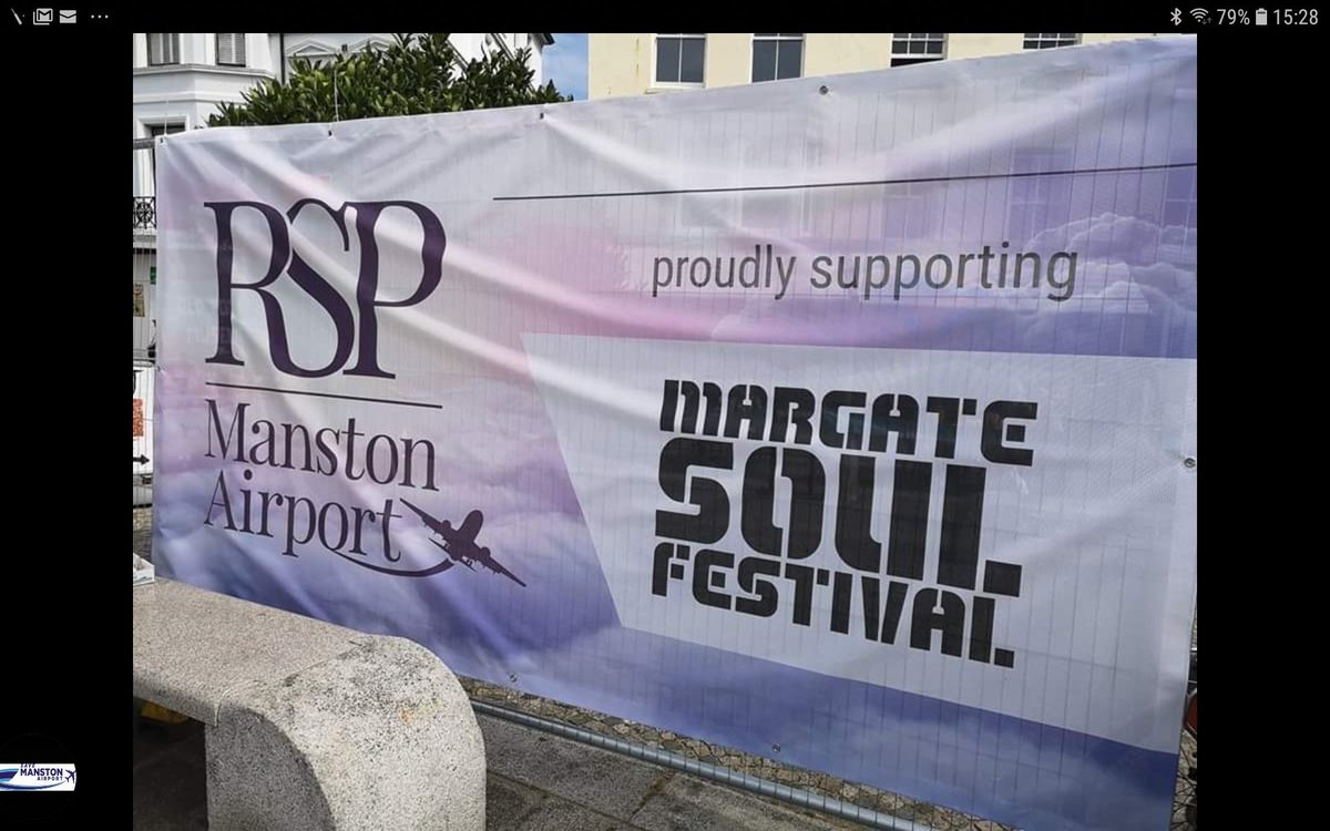 Great to see Riveroak (RSP) proudly supporting Margate SOULfestival 😊✈ ✈✈
✈✈✈✈✈✈✈✈✈✈✈✈✈✈✈
