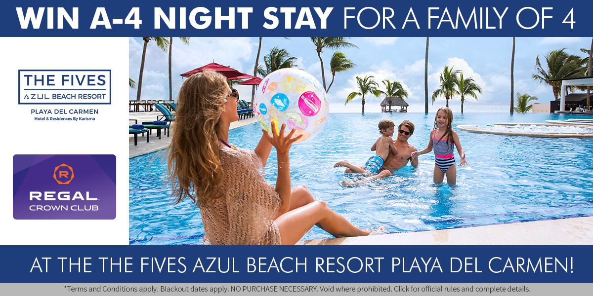 FOLLOW us and RETWEET with #TheFivesAzulResortGiveaway for a chance to win! 

Rules: regmovi.es/2yvxBti