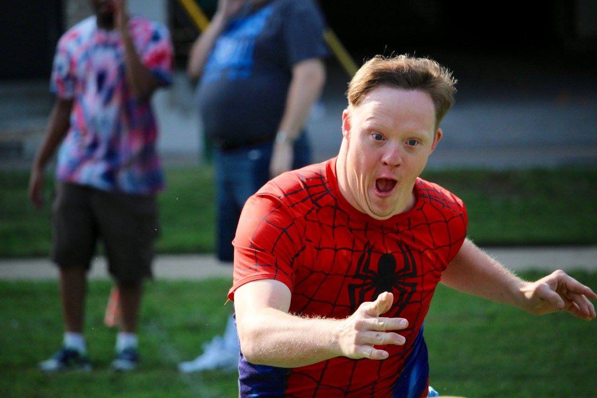 Happy Friday! Get out and get active today! 🤗 #s4af #active #activity #fitness #fit #Nashville #nashvilletn #nonprofit #FridayMotivation #Friday #fridaymood #mood #outside #spiderman #funny #fun #metroparks #AutismAwareness #Downsyndromeawareness #abilitiesnotdisabilities