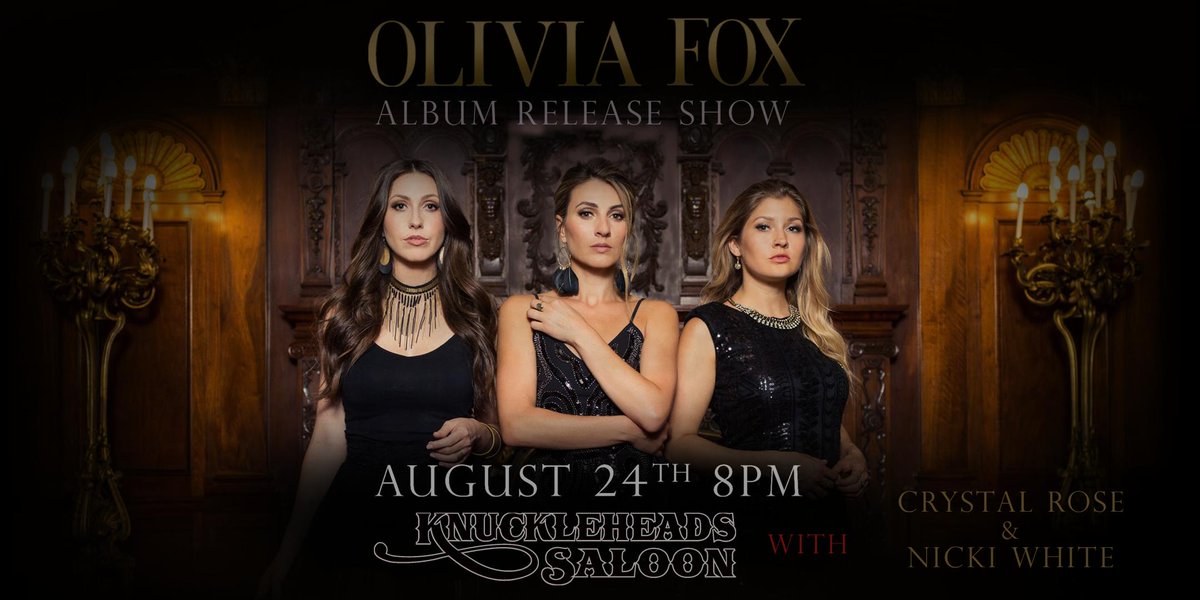 OLIVIA FOX (@weareoliviafox) on Twitter photo excited about our album release show august 24th <a href="/Knuckleheadskc/">Knuckleheads</a> . hope to see you all there! #girlharmony #folkpop #knowyourworth #carbon2019 excited about our album release show august 24th <a href="/Knuckleheadskc/">Knuckleheads</a> . hope to see you all there! #girlharmony #folkpop #knowyourworth #carbon2019