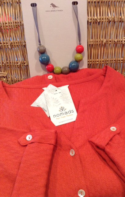 This vibrant Nomads tunic in seasonal Guava is ideal for any occasion. Finish off a perfect look with White stuff ceramic necklace. <a href="/nomadsclothing/">Nomads Clothing</a> #fashion #summer <a href="/WhiteStuffUK/">White Stuff</a>