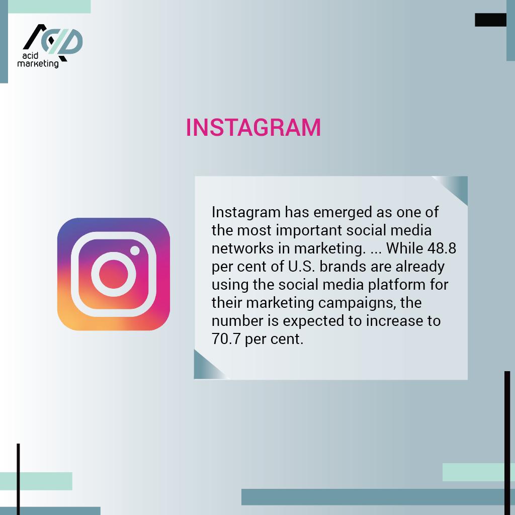 AcidSolutions's tweet photo. Instagram is a popular Social Media Platform which many businesses use to executive their marketing strategies. It is a great platform to target your audience and promote your business. It has over 700 Million monthly users and a high engagement rate.

#ACIDmarketing #marketing https://t.co/3JQsf4hS9T