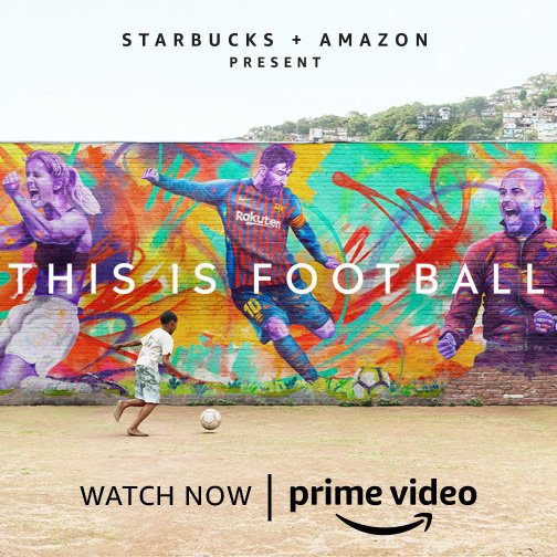Starbucks Coffee on Twitter: 'Coffee has the power to connect us across  continents, languages & cultures. The same is true for football. We're  proud to team with @primevideo on #ThisIsFootball, a new