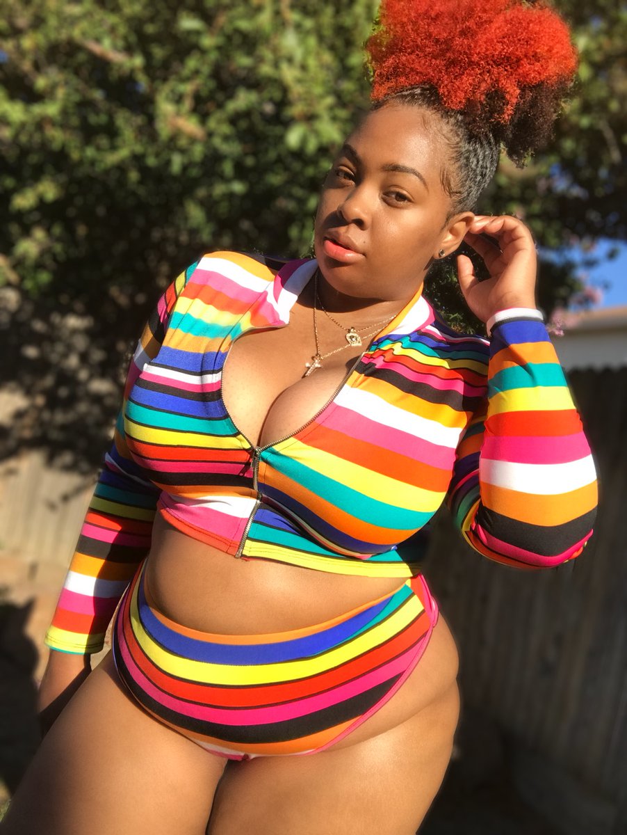 Can we start a Plus-size Swimsuit thread?! Come here sis.. Y’all ready to show out?! #bigfinefriday